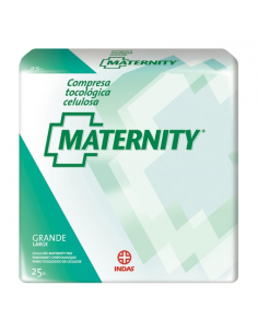 Maternity Compresas Tocológicas de Celulosa Grande 25 uds