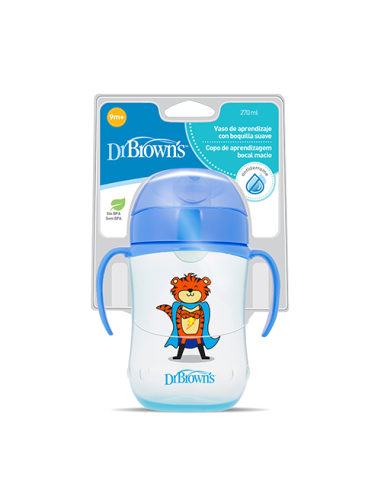 DR BROWNS VASO DE TRANSICIÓN 270 ML 9 MESES