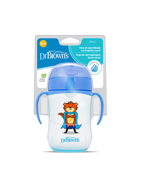 DR BROWNS VASO DE TRANSICIÓN 270 ML 9 MESES