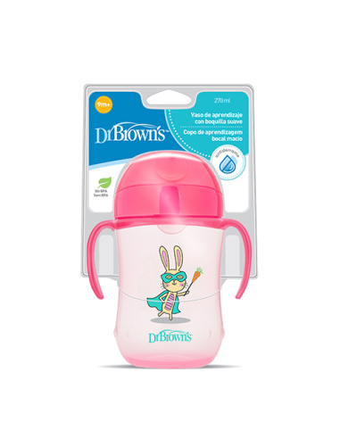 DR BROWNS VASO DE TRANSICIÓN 270 ML 9 MESES