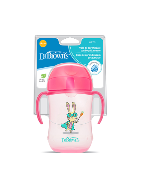DR BROWNS VASO DE TRANSICIÓN 270 ML 9 MESES